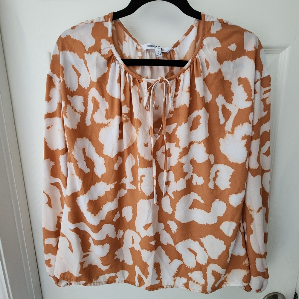 Elizabeth and James Chiffon Blouse Size S